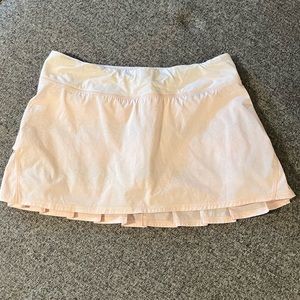 Lululemon Light Pink Tennis Skort